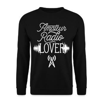 Amateur radio amateur amateur radio amateur radio RAdio - Sweat-shirt Unisexe - noir - Devant - Alina (178cm) & Michal (187cm)