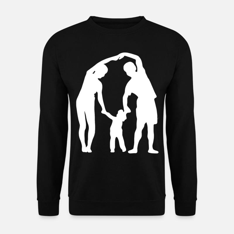 Familie Papa Mama - Unisex Pullover - Schwarz
