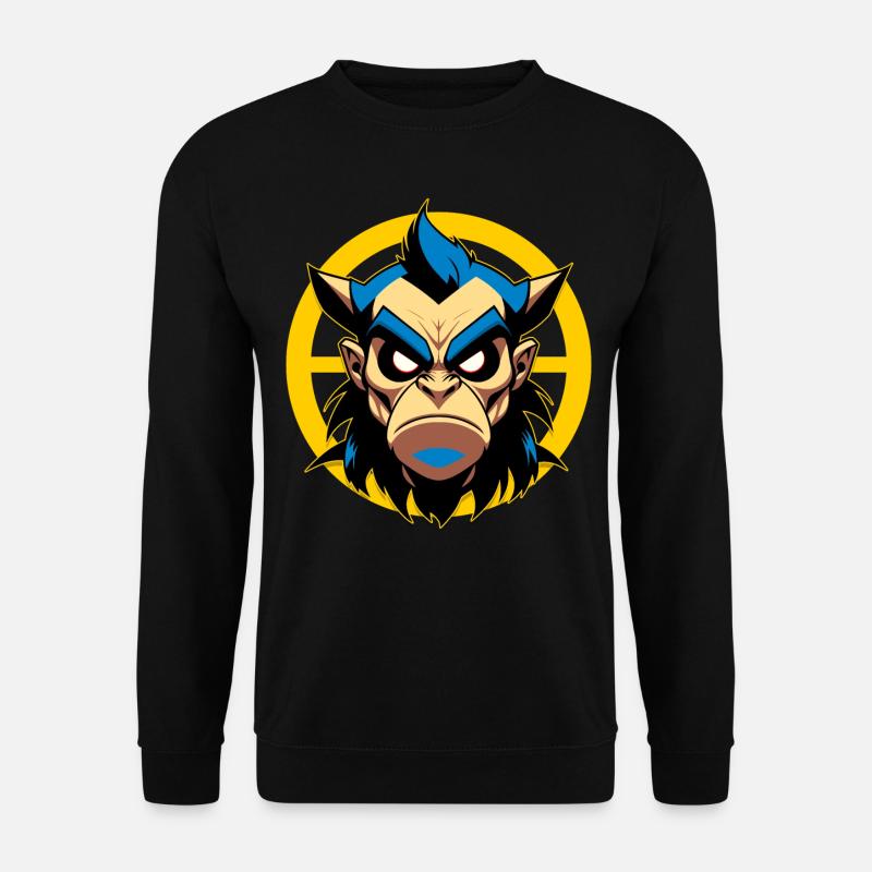 Evil man with horns - Unisex Sweatshirt - black