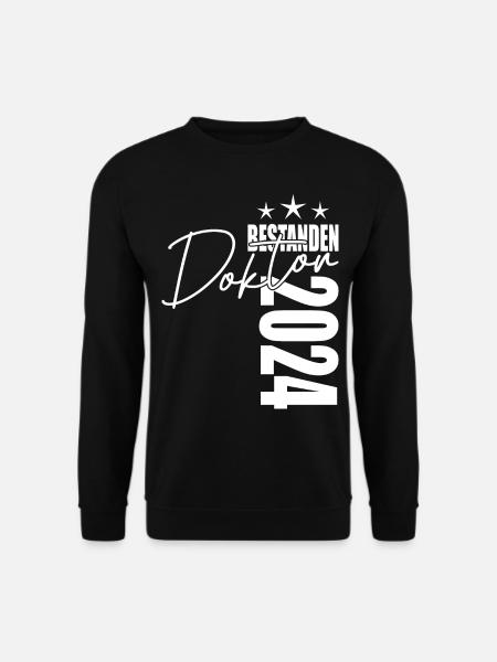 Doktor bestanden - Unisex Pullover - Schwarz
