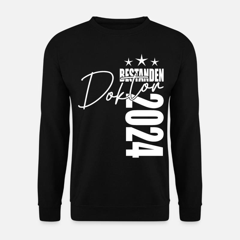 Doktor bestanden - Unisex Pullover - Schwarz