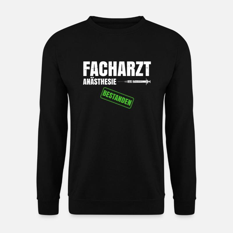 Facharzt Anästhesie - Unisex Pullover - Schwarz