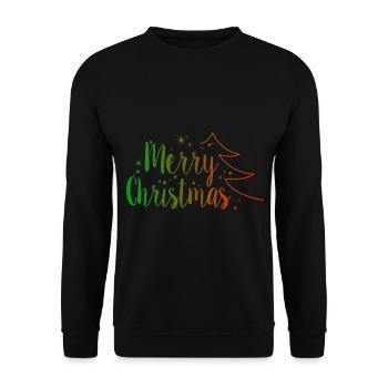 Joyeux Noël - Sweat-shirt Unisexe - noir - Devant - Alina (178cm) & Michal (187cm)