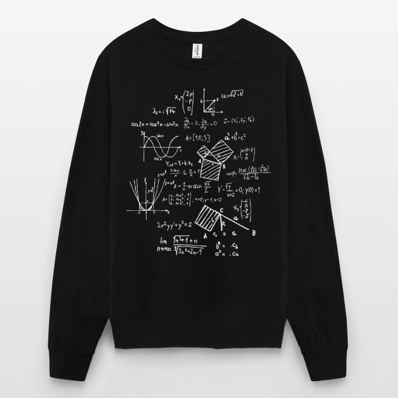 Mathematics Math Mathematician mathematical formulas Unisex Sweatshirt