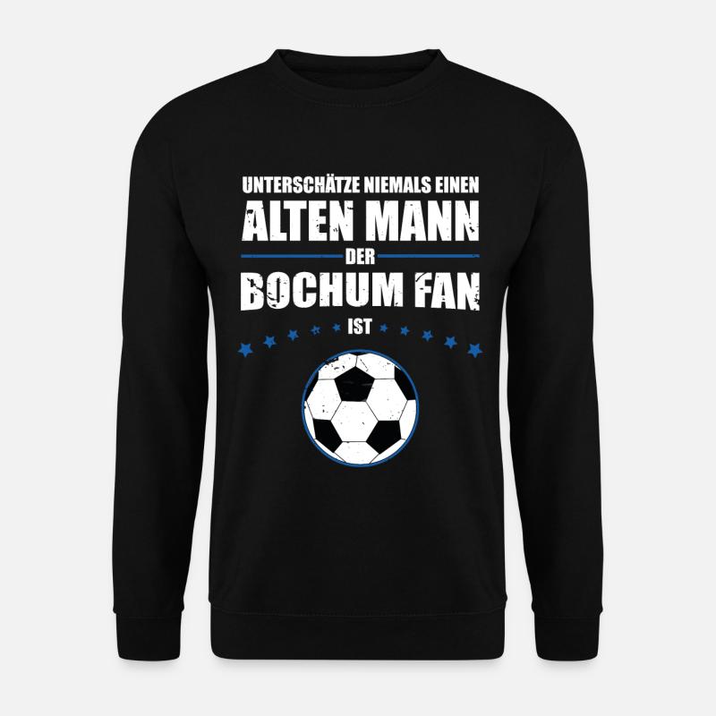 Alter Mann - Bochum Fan | Retro Vintage Design - Unisex Pullover - Schwarz