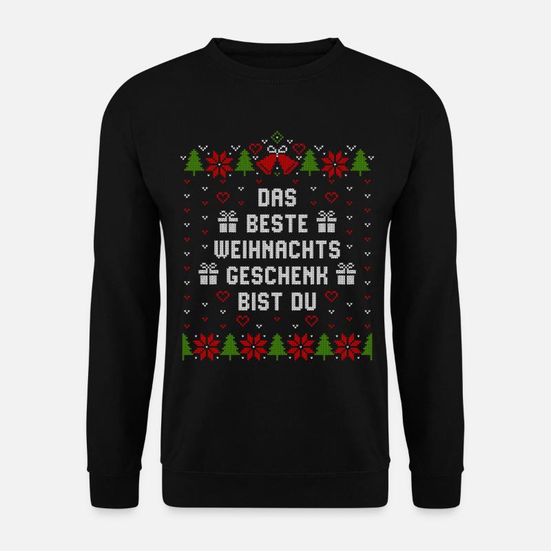 Das beste Weihnachtsgeschenk bist Du - Unisex Pullover - Schwarz