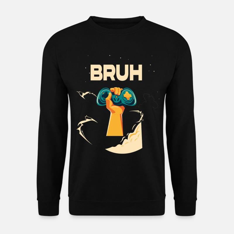 Powerful Cosmic Brain Hand - Unisex Sweatshirt - black