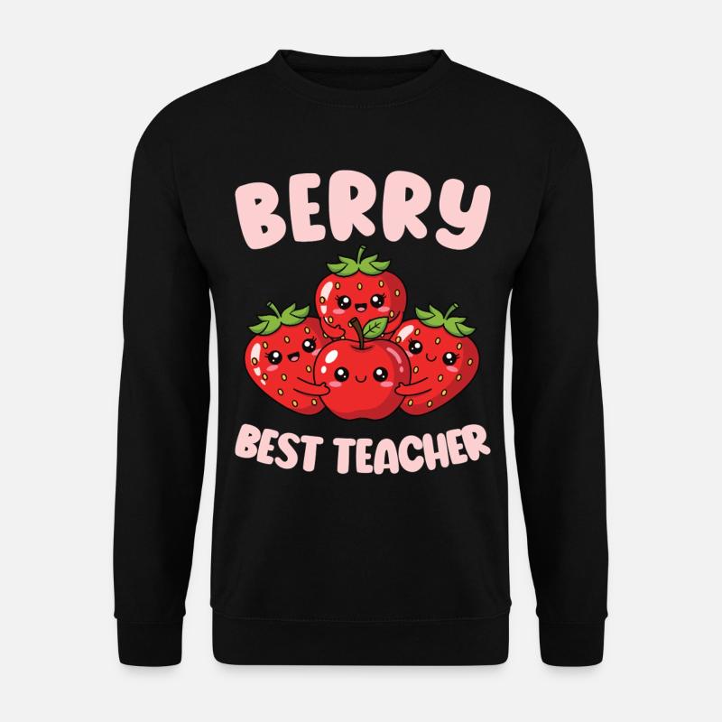 Berry Bester Lehrer Grundschullehrer - Unisex Pullover - Schwarz