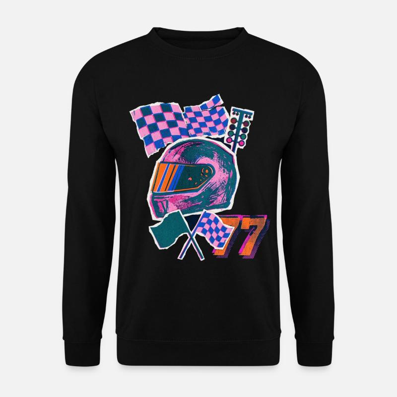 Retro Wave Driver - Unisex Sweatshirt - black