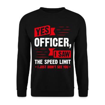 Cadeau pour les tuners, les passionnés d’automobiles et les passionnés de vitesse - Sweat-shirt Unisexe - noir - Devant - Alina (178cm) & Michal (187cm)