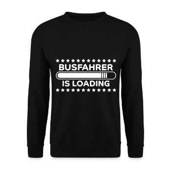 Busfahrer Spruch Beruf Lustiges Busfahrer Geschenk - Unisex Pullover - Schwarz - Vorne - Alina (178cm) & Michal (187cm)