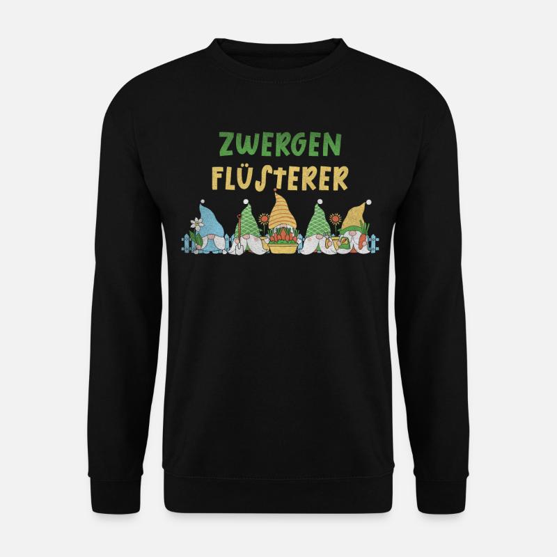 Zwergenflüsterer - Unisex Pullover - Schwarz