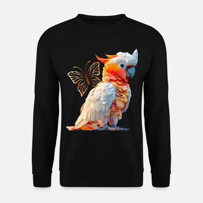 Kakadu - Unisex Pullover - Schwarz