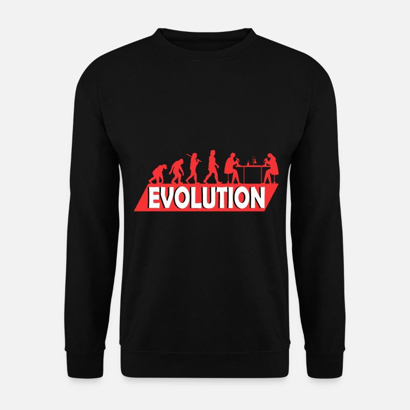 Biology Biologist Studies Student Evolution - Unisex Sweatshirt - black