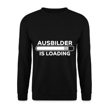 Ausbilder Spruch Beruf Lustiges Ausbilder Geschenk - Unisex Pullover - Schwarz - Vorne - Alina (178cm) & Michal (187cm)