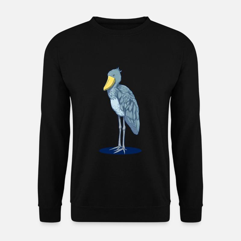 Un bec de chaussure réaliste - dessiné à la main - Sweat-shirt Unisexe - noir