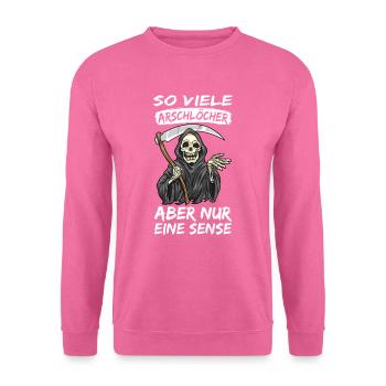 Sensenmann - Unisex Pullover - Pink - Vorne