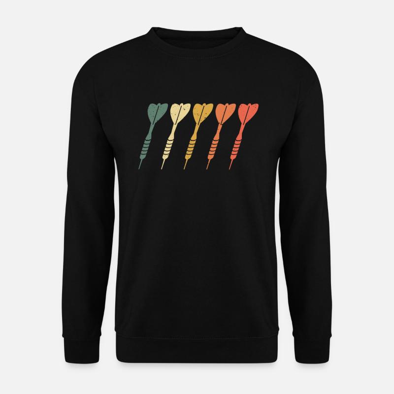 Retro Darts T-shirt Dart - Unisex Sweatshirt - black