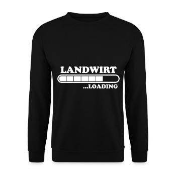 Landwirt Spruch Traktor Lustiges Landwirt Geschenk - Unisex Pullover - Schwarz - Vorne - Alina (178cm) & Michal (187cm)