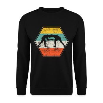 Wrestling Wrestler Grappling - Unisex Sweatshirt - black - Front - Alina (178cm) & Michal (187cm)