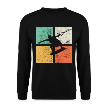 Wakeboard wakeboard - Sweat-shirt Unisexe - noir - Devant - Alina (178cm) & Michal (187cm)