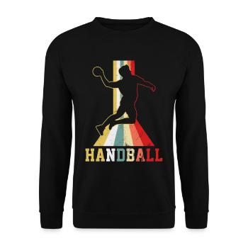 handball - Sweat-shirt Unisexe - noir - Devant - Alina (178cm) & Michal (187cm)