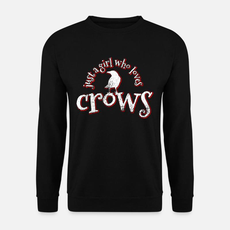 Krähe Krähe Krähe - Unisex Pullover - Schwarz