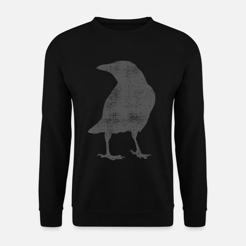 Crow - Unisex Sweatshirt - black