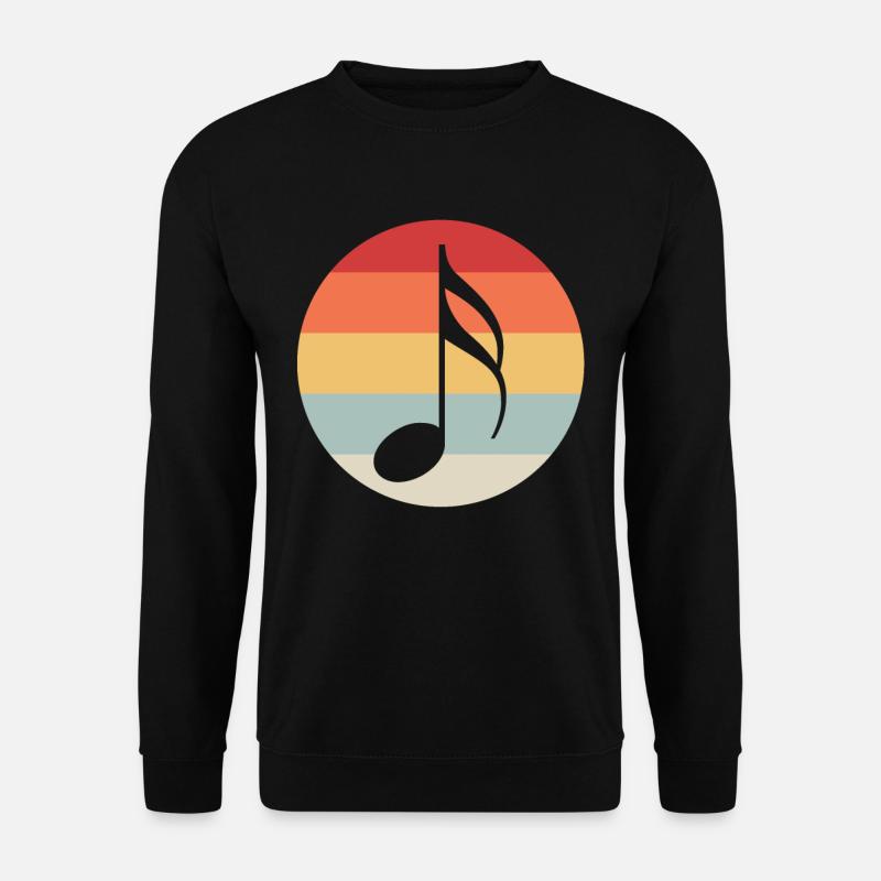 musical note - Unisex Sweatshirt - black