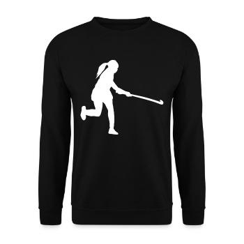 Feldhockey - Unisex Pullover - Schwarz - Vorne - Alina (178cm) & Michal (187cm)