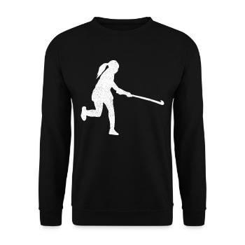 Feldhockey - Unisex Pullover - Schwarz - Vorne - Alina (178cm) & Michal (187cm)