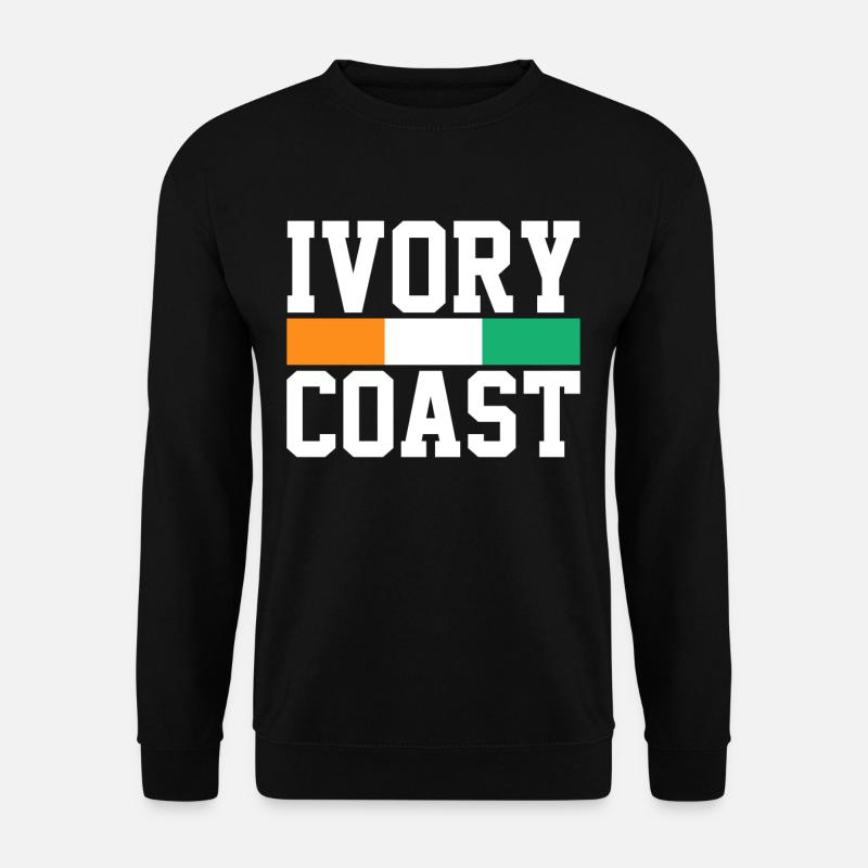 Elfenbeinküste - Unisex Pullover - Schwarz