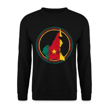 Cameroons - Sweat-shirt Unisexe - noir - Devant - Alina (178cm) & Michal (187cm)