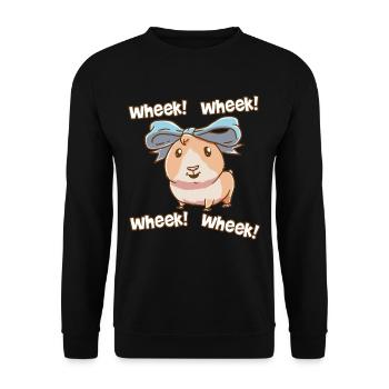 cobayes - Sweat-shirt Unisexe - noir - Devant - Alina (178cm) & Michal (187cm)