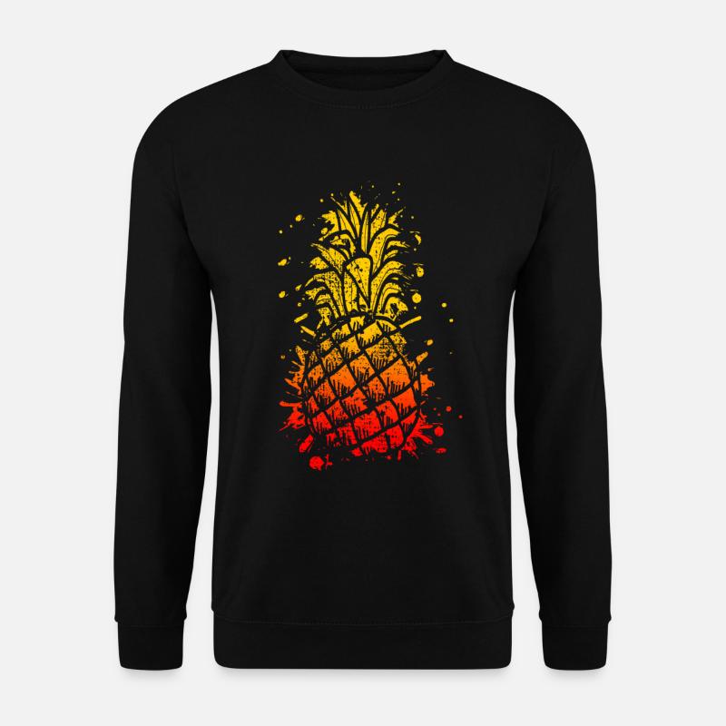 Pineapple pineapple pineapple - Unisex Sweatshirt - black