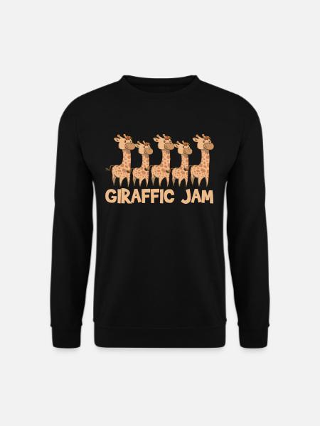 Giraffe Giraffe Giraffe - Unisex Pullover - Schwarz