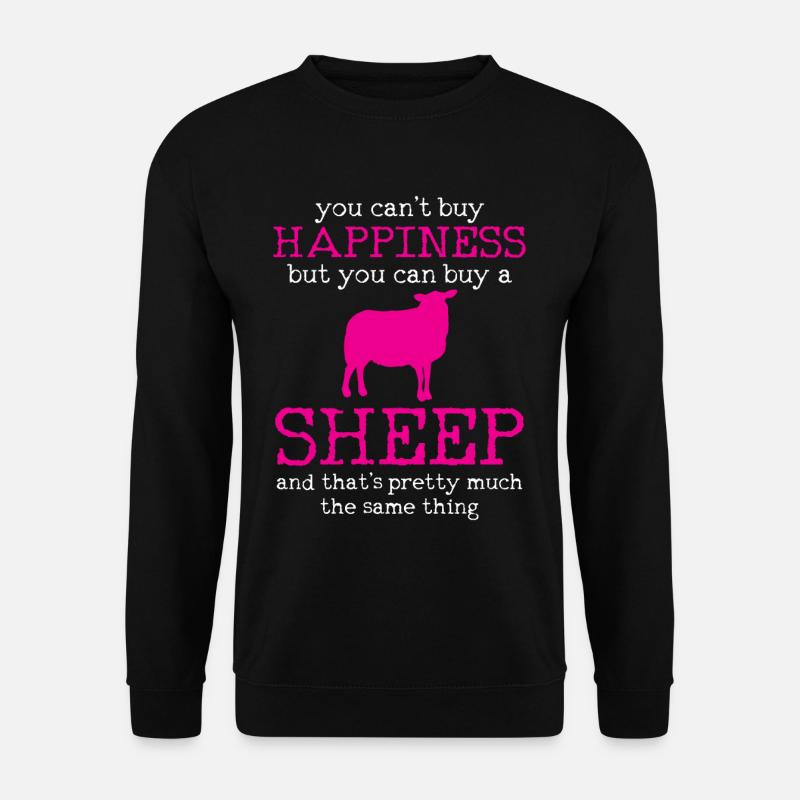 sheep - Unisex Sweatshirt - black