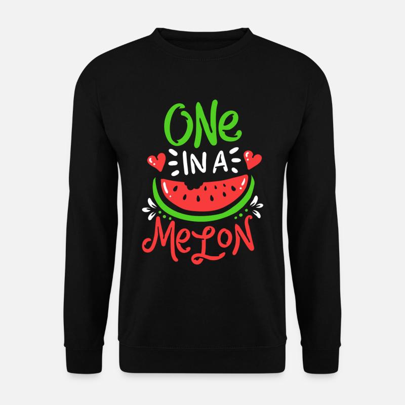 Melone - Unisex Pullover - Schwarz