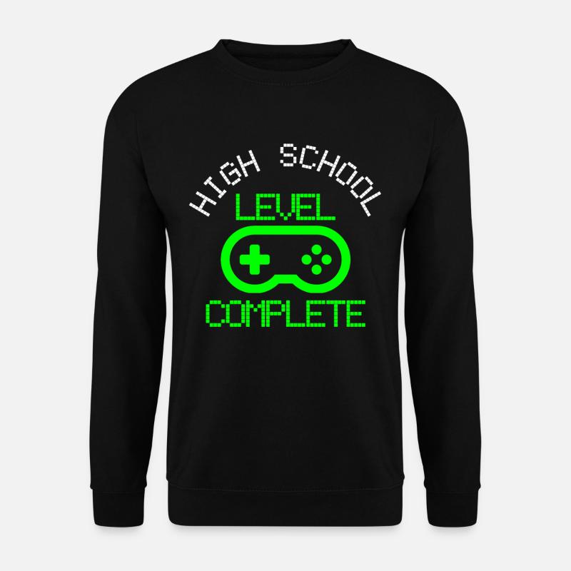 High School Abschluss - Unisex Pullover - Schwarz