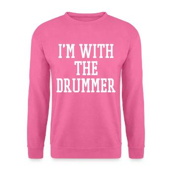 batteur - Sweat-shirt Unisexe - rose - Devant