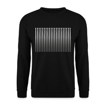 batterie - Sweat-shirt Unisexe - noir - Devant - Alina (178cm) & Michal (187cm)