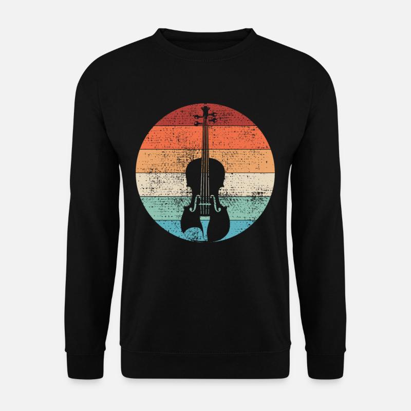 Geige - Unisex Pullover - Schwarz