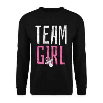 Le genre révèle - Sweat-shirt Unisexe - noir - Devant - Alina (178cm) & Michal (187cm)