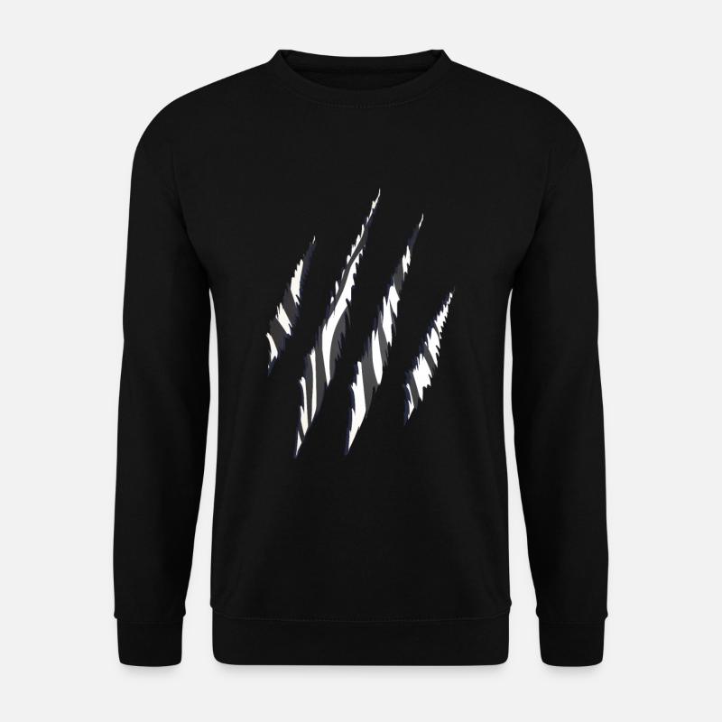 Zebra Zebra Pattern Claw Pattern - Unisex Sweatshirt - black
