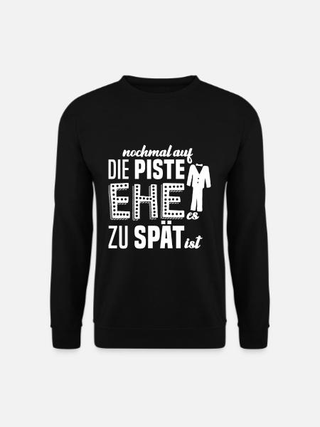 Bräutigam Ehe Junggesellenabschied Spruch Geschenk - Unisex Pullover - Schwarz
