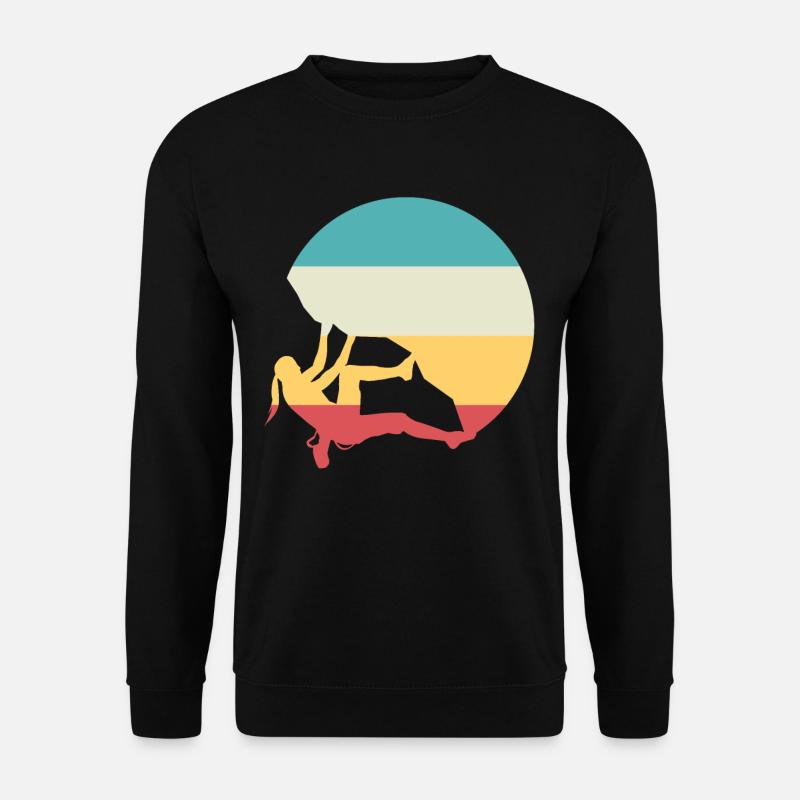 Klettern - Unisex Pullover - Schwarz
