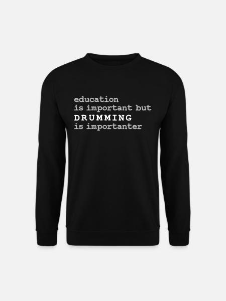 Drums - Unisex Sweatshirt - black