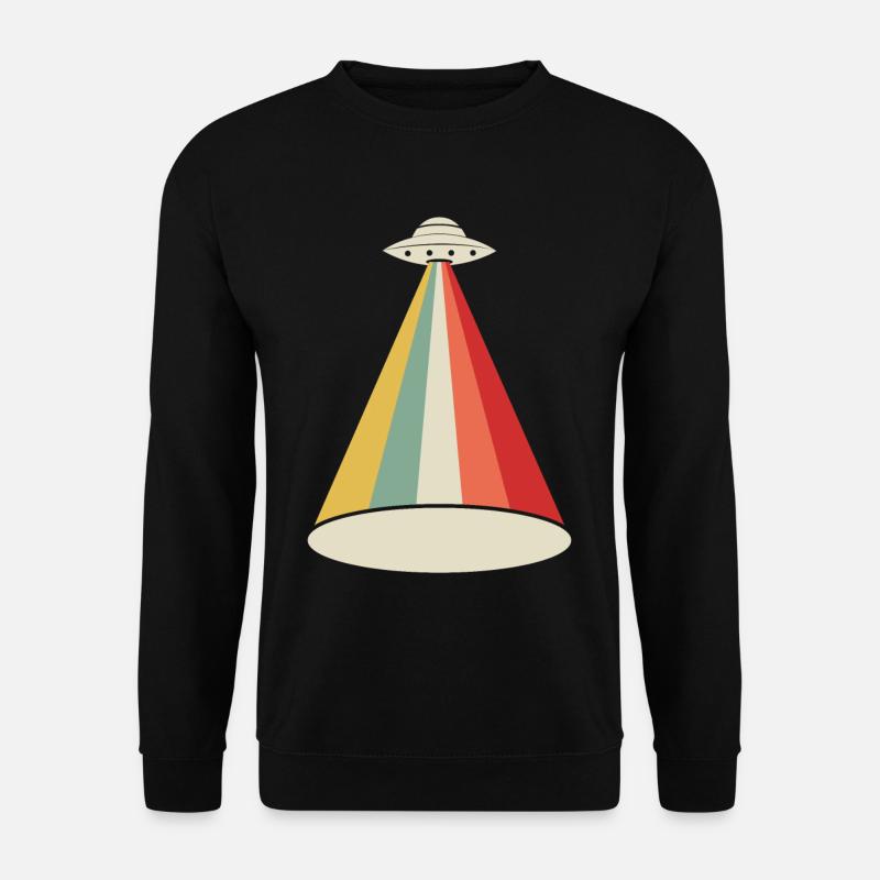 Außerirdisches UFO Außerirdische - Unisex Pullover - Schwarz