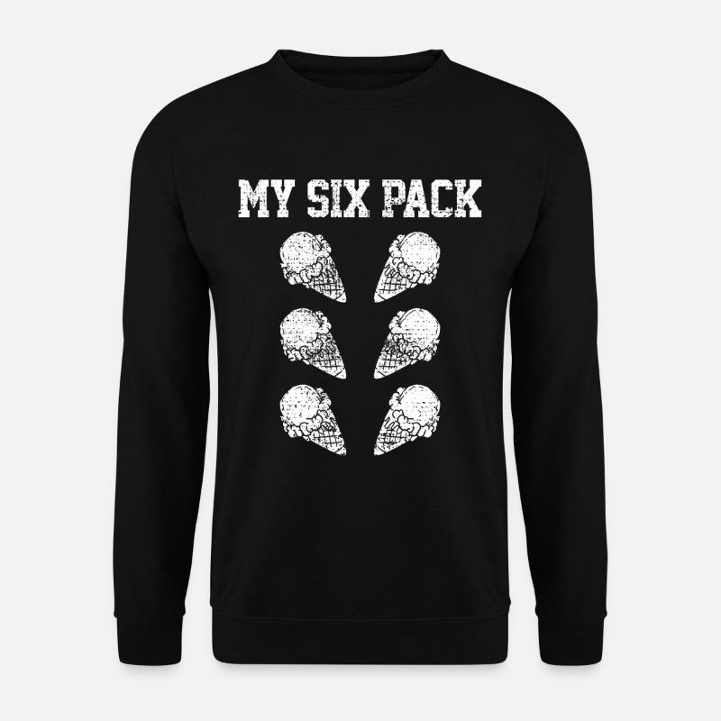 ice cream cone - Unisex Sweatshirt - black