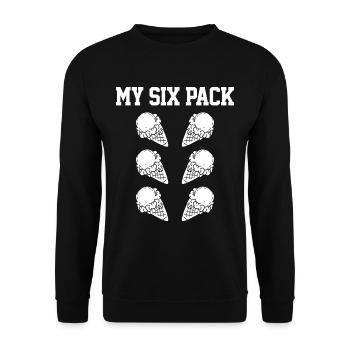 ice - Unisex Sweatshirt - black - Front - Alina (178cm) & Michal (187cm)